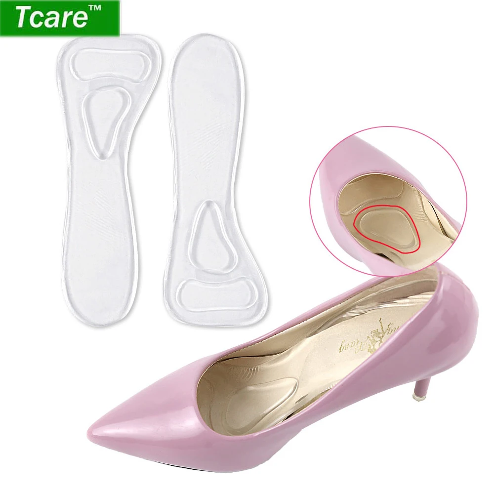 

1Pair Foot Massage Care 3/4 High Heel Gel ARCH Support Insoles With Anti-Slip Adhesive Gel Foot Pad for Comfort & All Day Wear