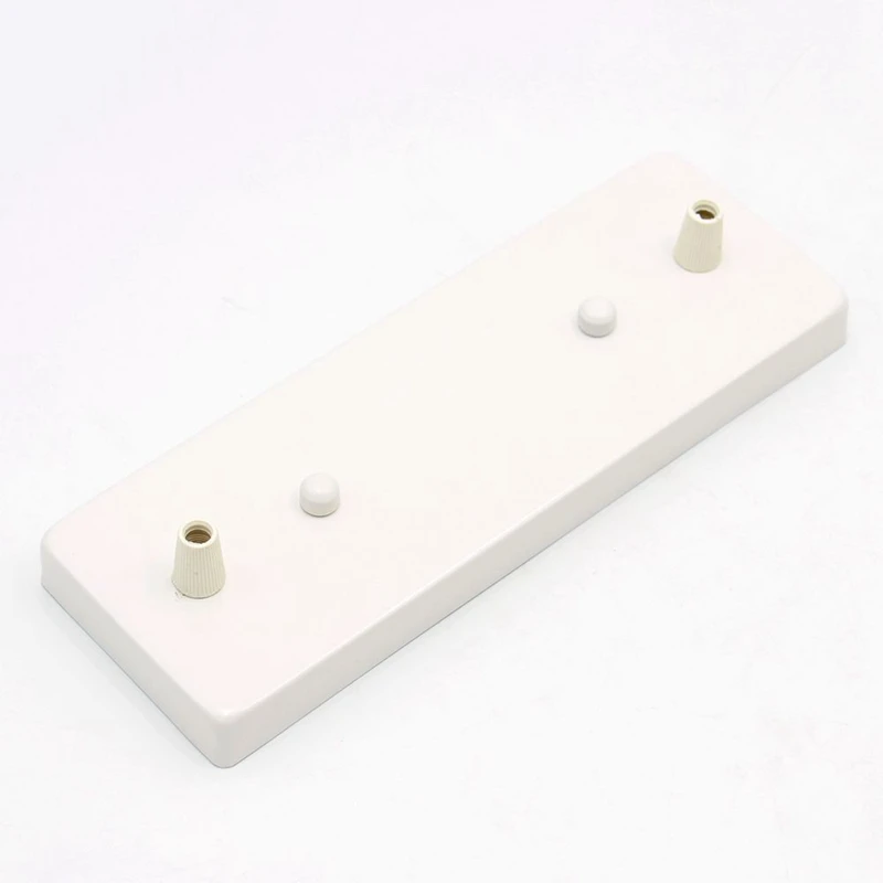 white ceiling rose 2 cords