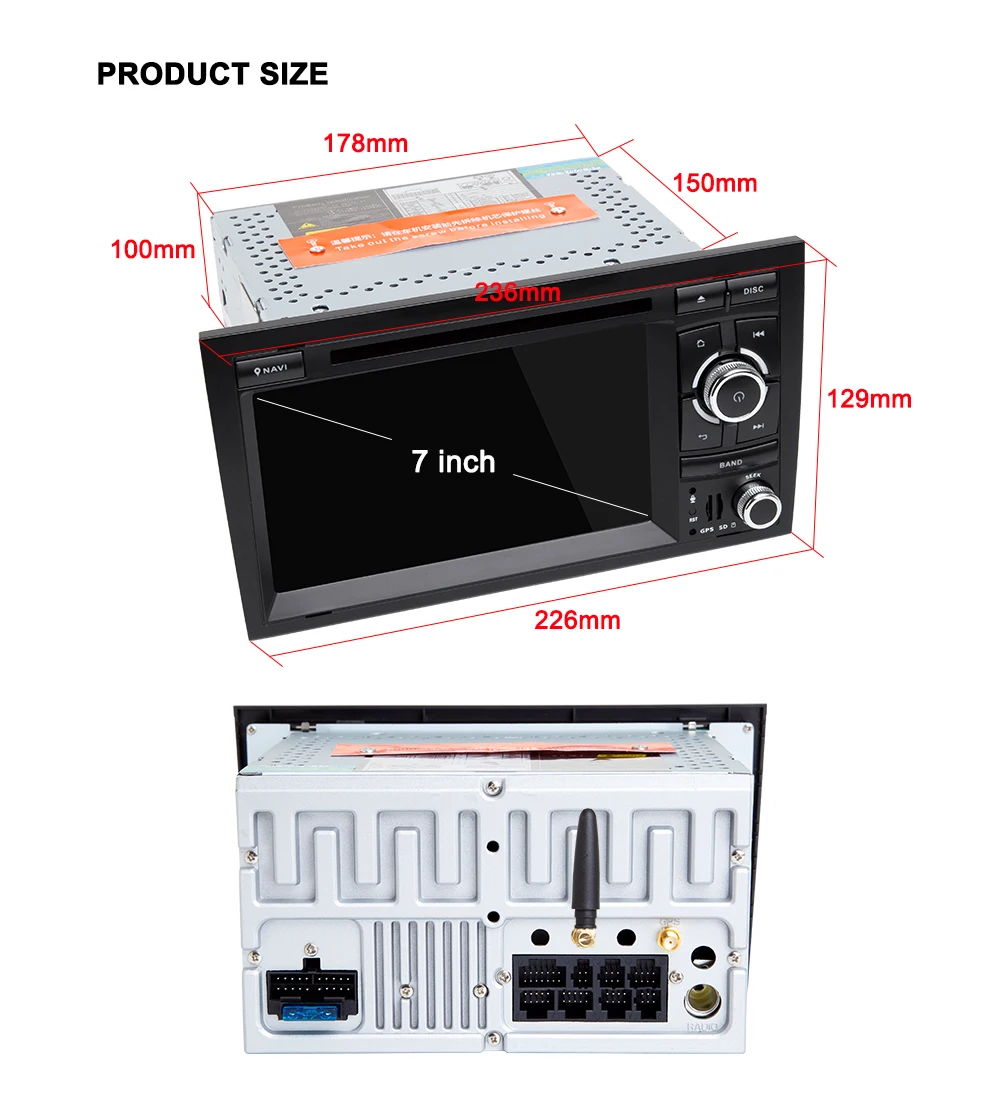 Perfect 2 Din  Android 9.0 Car DVD Player For Audi A4 B6 B7 S4 B7 B6 RS4 B7 SEAT Exeo GPS Navi Radio stereo Multimedia Head Unit 4G OBD2 17