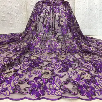 

Free shipping F17-1 (5y/lot)African Lace With Sequins,Embroidery Textile Lace Fabric,African French Lace Fabric High Quality