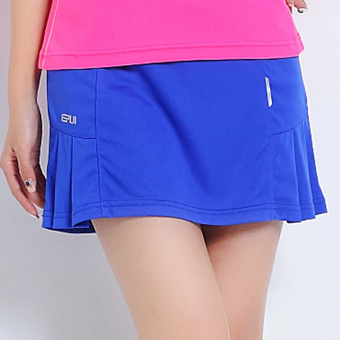 

Tennis Table Tennis Badminton Skort Women's Yoga Sports Short Skirt Quick-drying Breathable Wild Pure Color Skirt