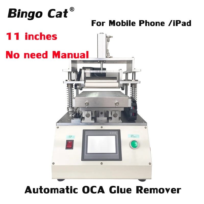 

Novecel 11" inch Automatic Touch Screen OCA Glue Removing Clean Machine For iPhone lg Huawei Xiami Tablet iPad Repair Refurbish