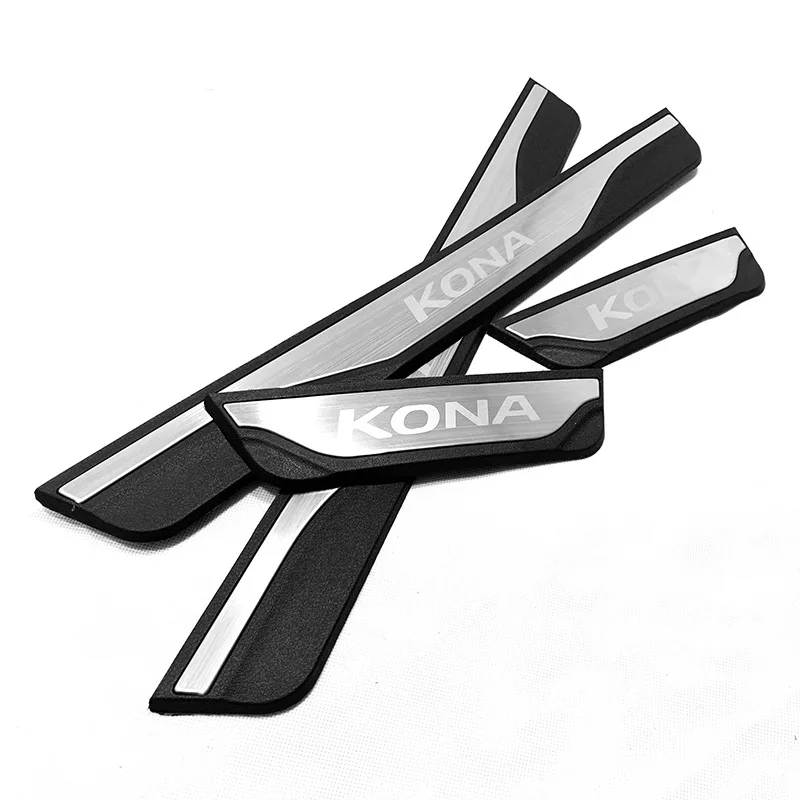 Create Bin-19 современный Kona extrapoission порог для автомобиля Добро пожаловать педаль для hyundai Kona