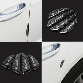 

4pcs Car Door Anti-collision Corner Protection Strip Decoration for Dodge Challenger RAM 1500 Charger Avenger Caliber Nitro
