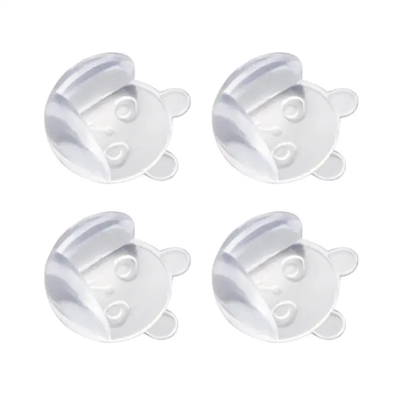 4Pcs 4/10 шт. Детские стола угловой конвенинентлы и простой Установка защитное устройство Носки с рисунком медведя из мультика для предупреждения столкновений охранники - Цвет: 4Pcs