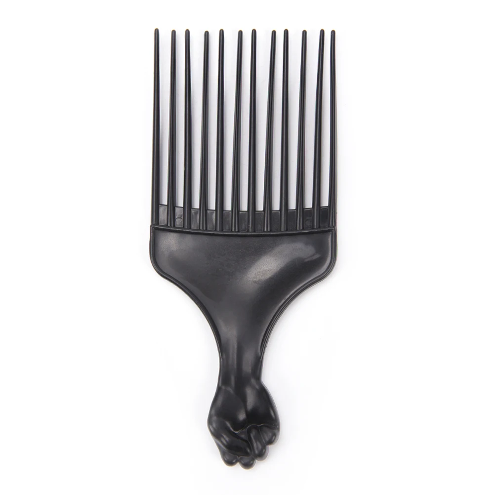 Hot 1Pc Insert Wide Comb Afro Hair Pick Comb Teeth Hair Fork Brush For Curly Hair 4