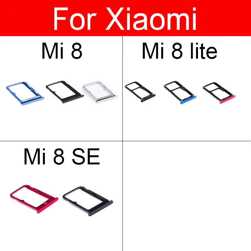 Слот для sim-карты адаптер Xiaomi Mi 8 SE Lite Mi8 Youth Mi8Youth Micro SD Держатель карт Ремонт