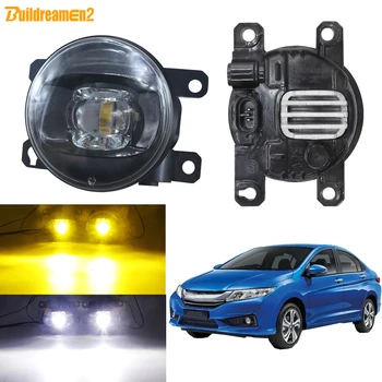

Fog Light Assembly 30W 8000LM Car Front Bumper LED Lens Fog Lamp 12V For Honda City 2014 2015 2016 2017 2018