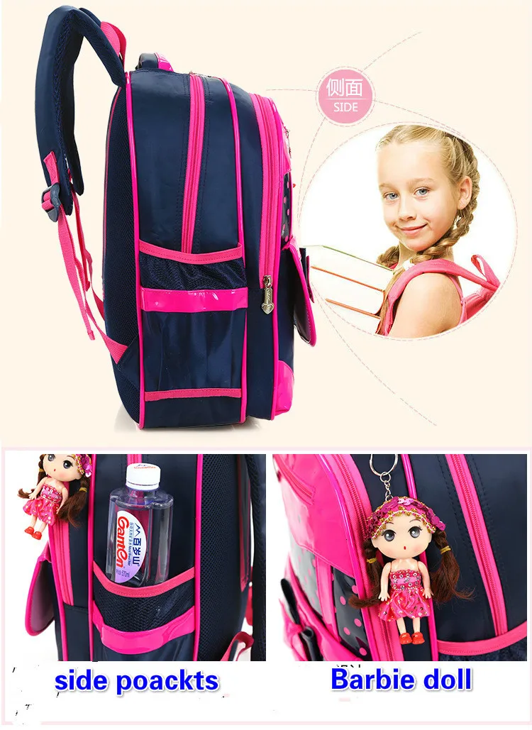 School Children Bags for Girls set Backpack Kids Printing Backpacks Schoolbag kids Waterproof Primary School Backpacks Mochilas