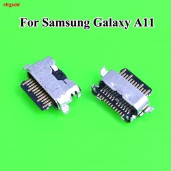 2 uds. Para Samsung Galaxy A11 A115F, nuevo puerto de carga USB, enchufe de carga, conector Jack, piezas de reparación de repuesto