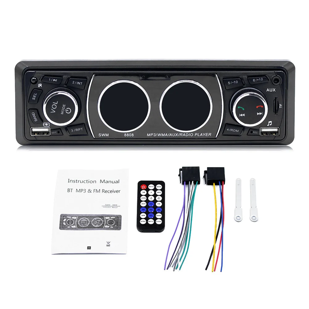 12 В fm-передатчик Bluetooth автомобильный комплект вызов модифицированный автомобильный mp3-плеер аудио fm-модулятор U диск радио вместо DVD CD диск музыка