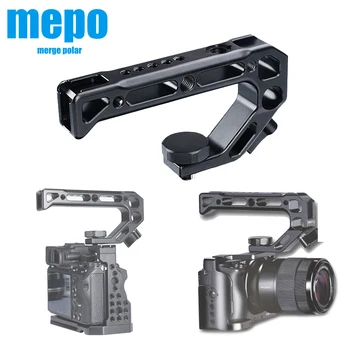 

Universal DSLR Camera Top Handle Hand Grip w/ Cold Shoe for Monitor Microphone Suit for Nikon Canon Sony Camera Accessories