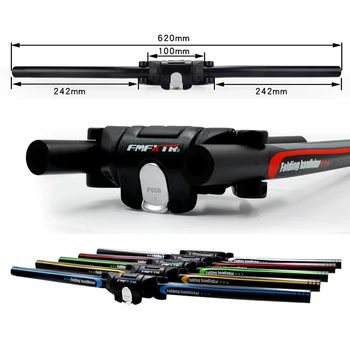 

Mountain Bike Folding One-shaped Handlebar MTB High Quality 25.4mm/31.8mm*620mm Cycling Handlebar Bike Set Road Bike Parts Alloy