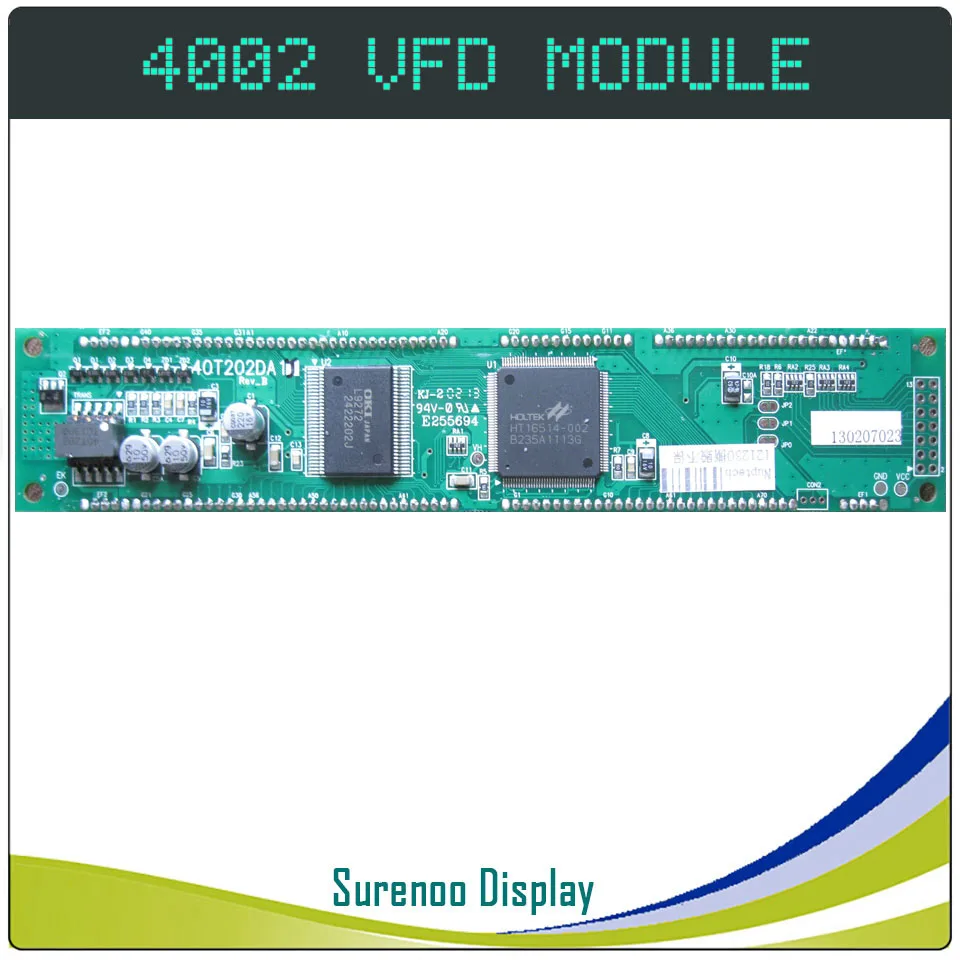 4002 40X2 402 параллельный VFD экран панели 40T202DA1J совместим с 4002 стандартный ЖК-модуль