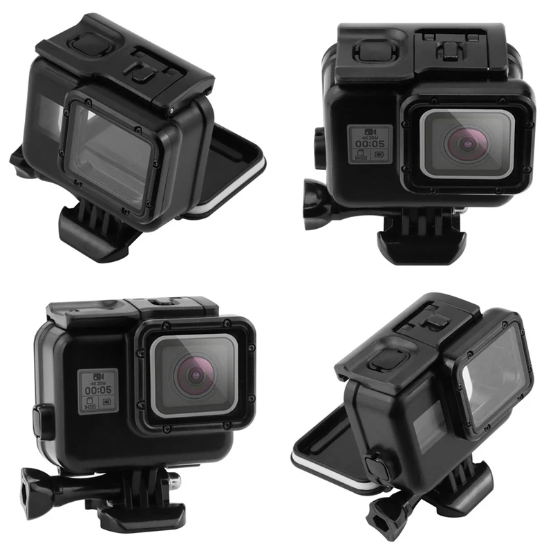 45 м подводный водонепроницаемый чехол для GoPro Hero 7 6 5 черный Дайвинг Защитный чехол Корпус крепление для Go Pro 7 6 5 аксессуар