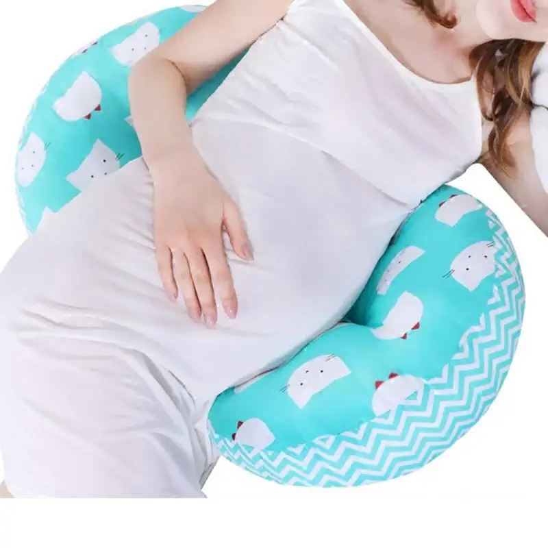 U-образная подушка для Подушка для беременных поясная поддержка боковая спальная Подушка для беременных и кормящих поддержка прямой доставки