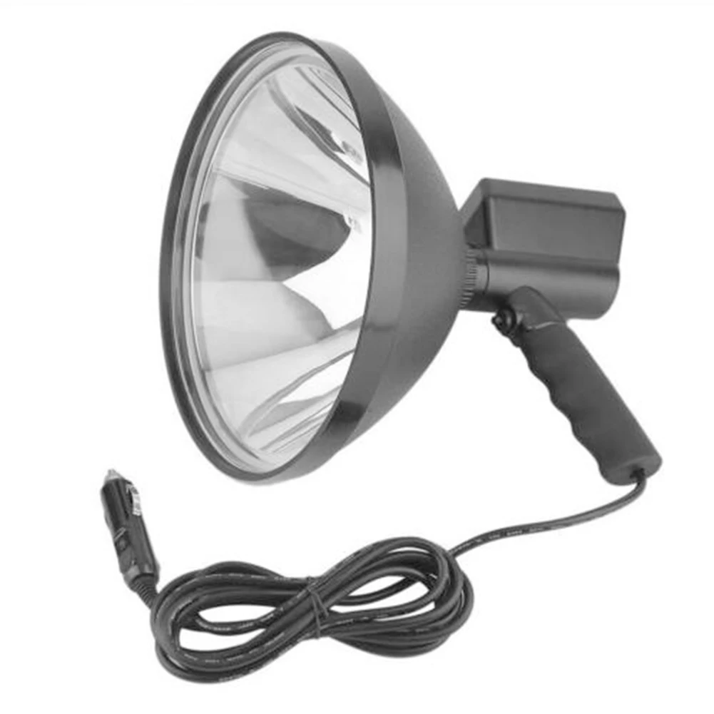 

Fishing 12V 100W Lightweight Waterproof Spot Light Hiking Handheld Lamp Searching Multi Functional Camping Hunting Outdoor 6000K