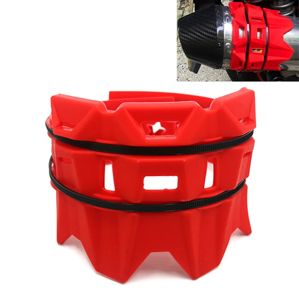 

Motorcycle Exhaust Pipe Tube Protection Protector Cover Guard For HONDA CR250R CR500R CRF250R CRF250X CRF250L XR250R 250-600CC
