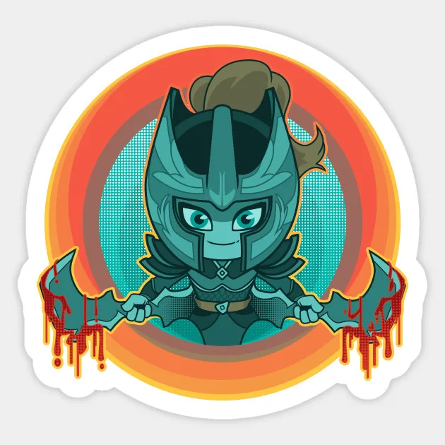 

Dota PHANTOM ASSASSIN Sticker for Luggage Laptop Stickers Kids Toy Guitar Fridge Phone Decor