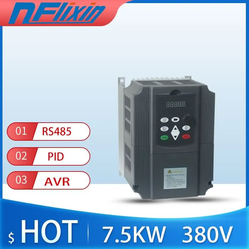Для шпинделя VFD 380 5.5KW AC 380V5.5KW/7/5kw/11KW Частотный привод 3 фазный контроллер скорости