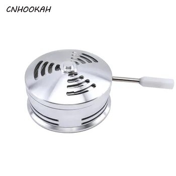 

CNHOOKAH Aluminum Alloy Narguile Pot Wi-Fi Shape Design Shisha Charcoal Pan Hookah Accessories Windproof Cachimba Burner Gift