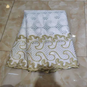 

African bazin riche 2020 white new arrival yellow bazin riche fabric with stones brode bazin for wedding dress