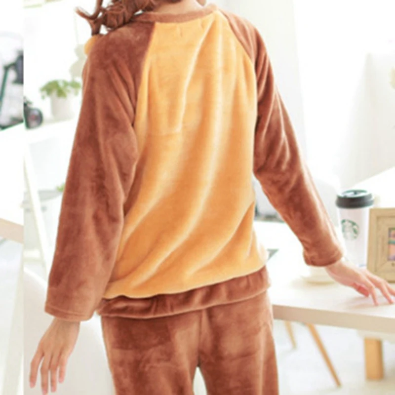 Bear sleepwear homewear pajamas sets women pajamas set for femme long sleeves pyjamas suit