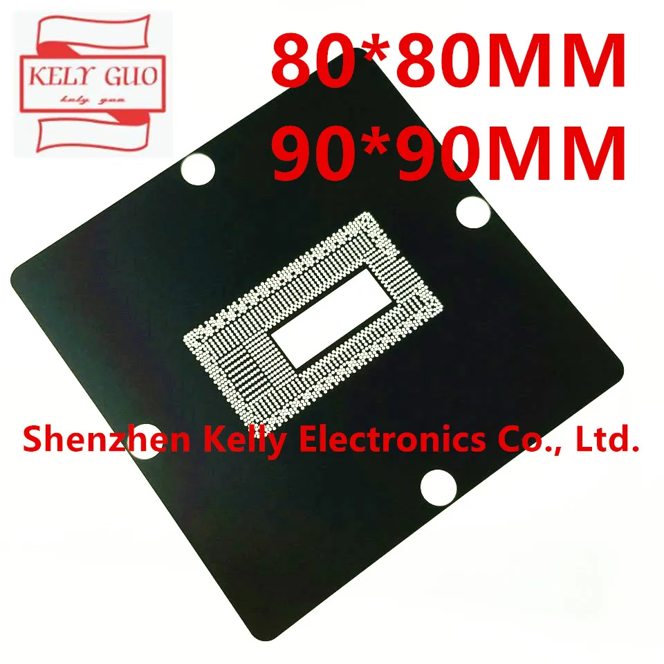 Прямой нагрев 80*80 90*90 мм SR2EU SR2JM SR2EY SR2EZ I7-6500U SR2F0 I5-6300U SR2F1 I7-6600U SR2JC I5-6260U SR2NR SR2NS трафарет - Цвет: 8080
