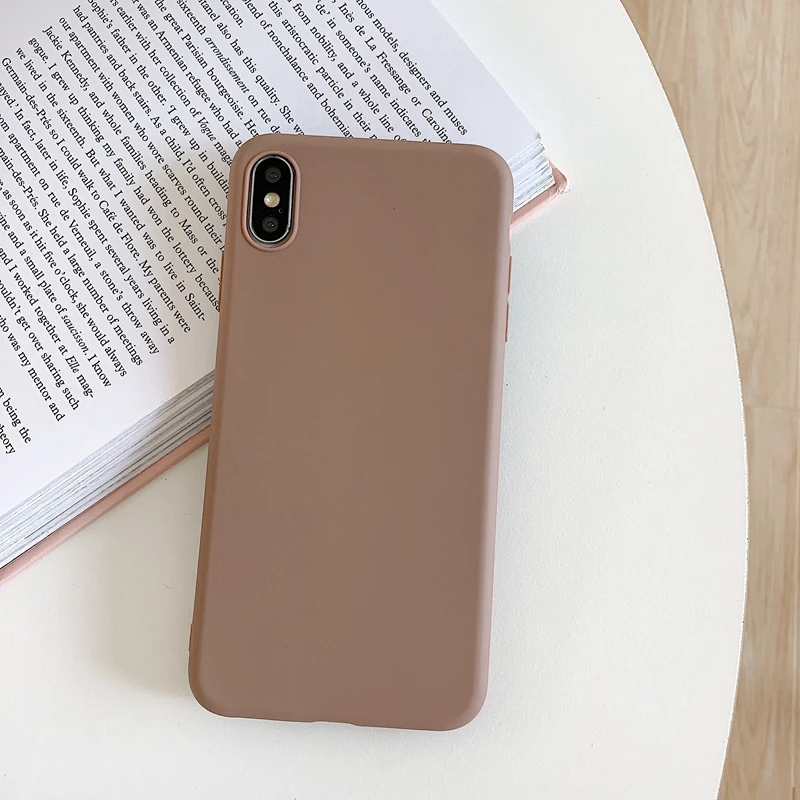 XL-11 Карамельный цвет чехол для телефона для Xiomi Redmi 6A 7 7A 8A A1 A2 K20 CC9 CC9E Примечание 6 7 8 Pro Чехол Мягкий силиконовый Цветной чехол на заднюю панель телефона чехол - Цвет: XL-11