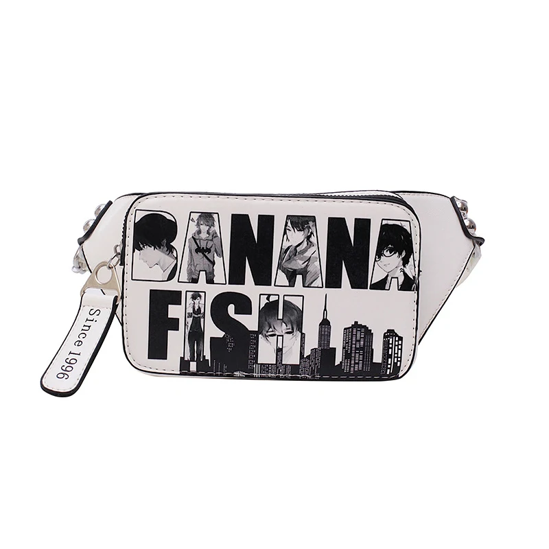 

Women waist pack new Alphabet anime pattern fanny pack Hip hop waist bag phone pocket Trend party belt bag for womens X137