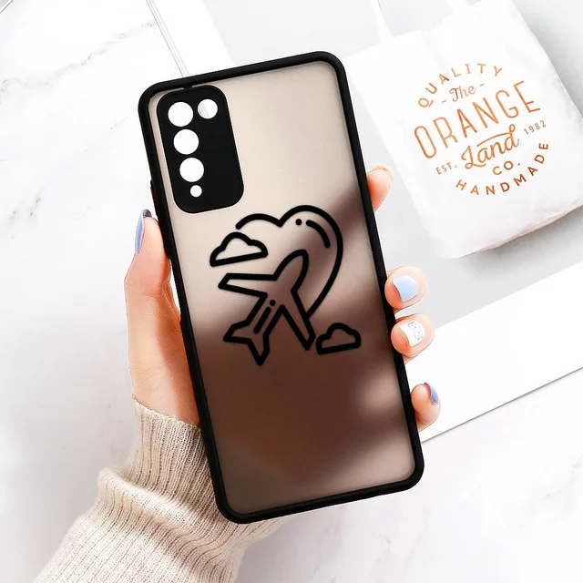 P40 Lite Case For Huawei P30 Pro P Smart 2021 Z S P50 Cases Painted Fundas On Huawei Nova 7i 5i Pro 5Z 7 6 SE Transparent Cover O210