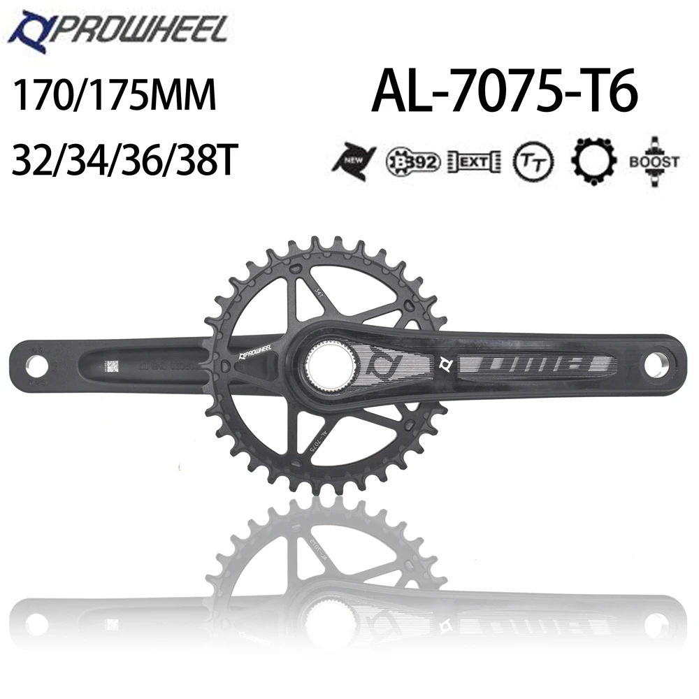MTB шатун для велосипеда передняя Звездочка 32/34/36/38T 7075 T6 ЧПУ Алюминиевый узкая