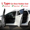 20m 10/5m Car Door Edge Sound Proof Noise Rubber Seal Strip For VW Volkswagen Passat B7 CC Tiguan Jetta MK6 Golf 6 7 Accessories 2