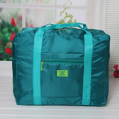 Новая модная Складная Большая поклажа, переносная Водонепроницаемая дорожная сумка, Женская дорожная сумка-Органайзер, сумки для путешествий, большие сумки для выходных - Цвет: Lake blue