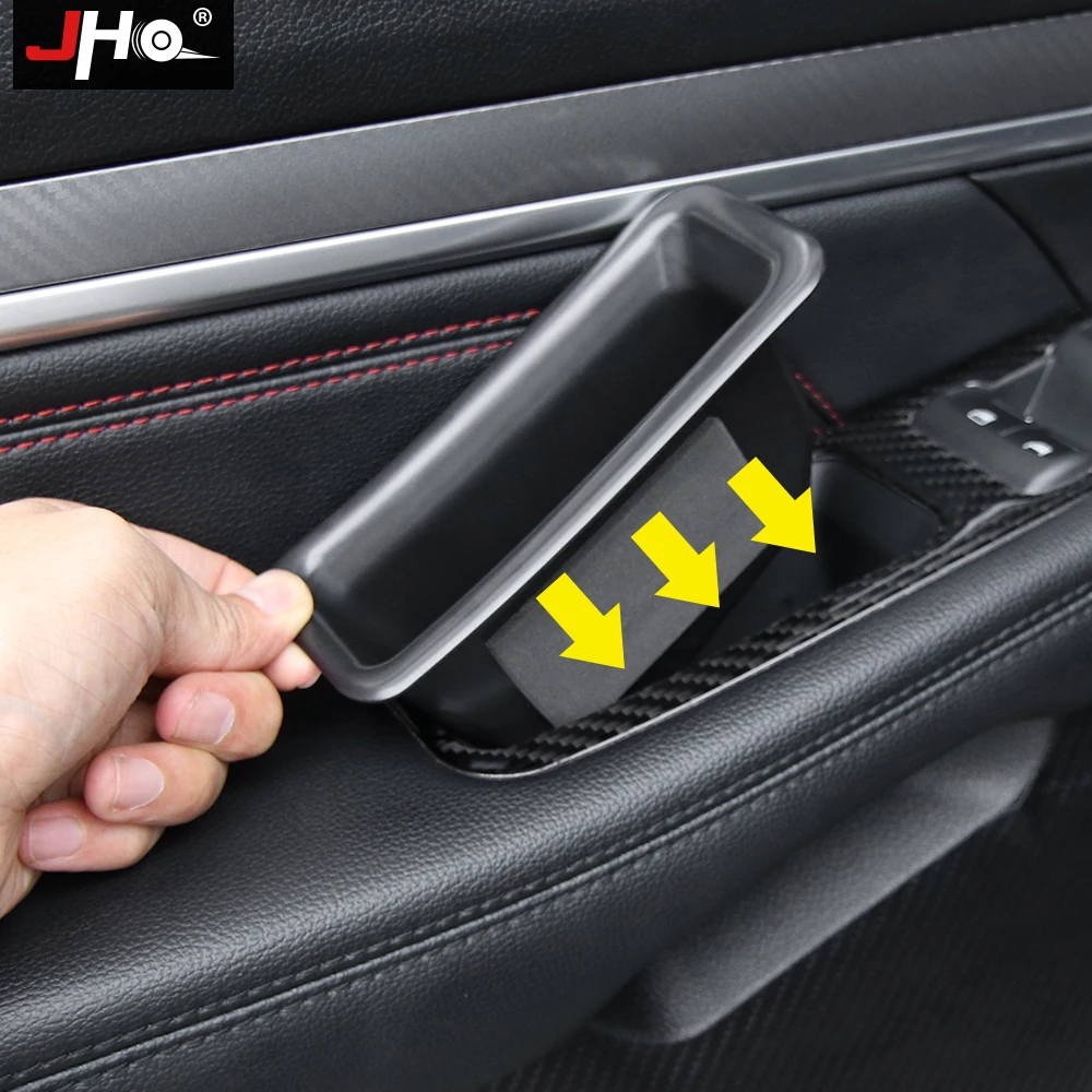 

JHO Car Door Handle Organizer Storage Box For 2011-2019 Ford Explorer XLT Limited Sport Platinum 2017 2018 2016 2015 2014 13 12