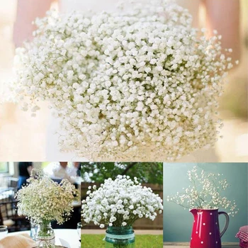 

1pc 135Head Gypsophila Artificial Flower Wedding Birthday Party Festival Party Home Decoration Artificial Flower Bouquet Supplie