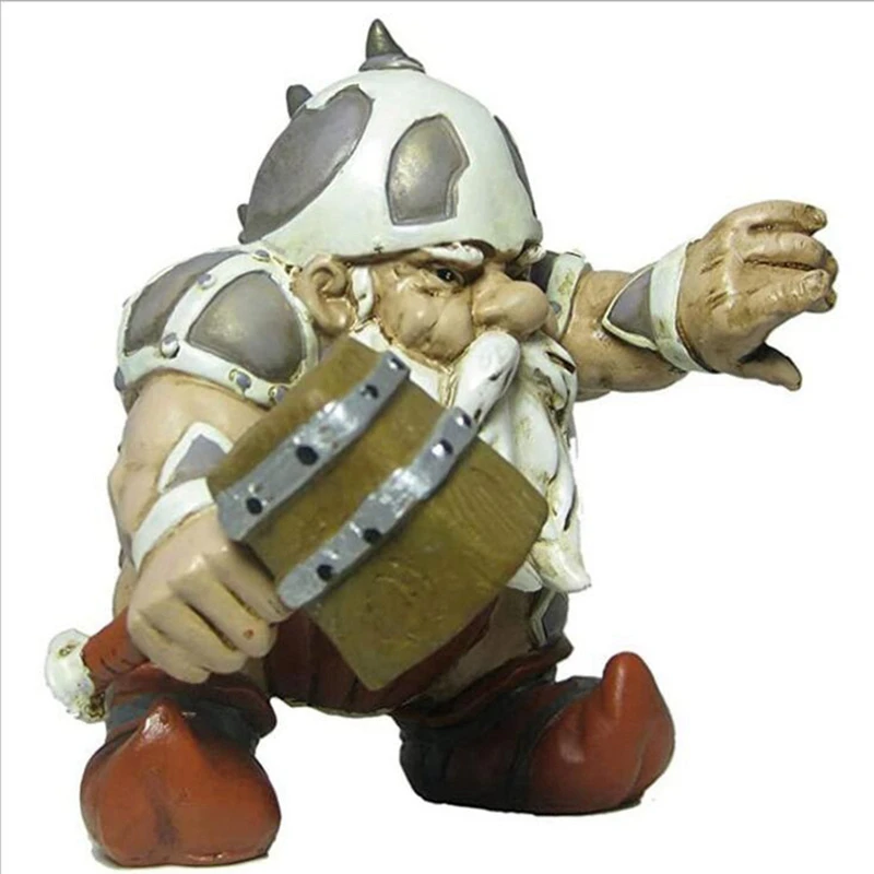 Statues Dwarf Gnome Statue Viking Resin Statue Gardening Crafts