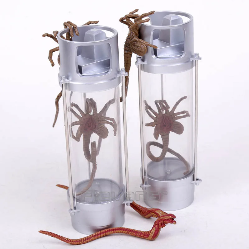 NECA Alien 2 Creature Pack Stasis Chanber светодиодный светильник " ПВХ фигурка Коллекционная модель игрушки 2-Pack