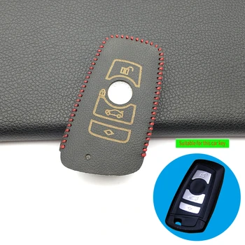 

Latest 3 Buttons Leather Car Remote Key Fob Shell Cover Case For BMW M1 M2 M3 F05 F10 F20 F30 335 328 535 650 740 Skin Protector