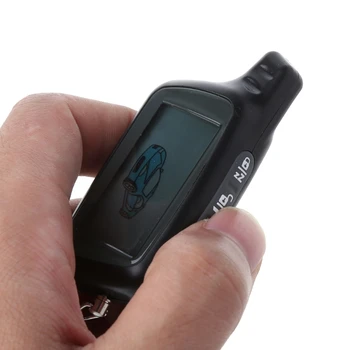 

Hot Two Way Car Alarm System LCD Remote Controller For Russian Version Tomahawk X5