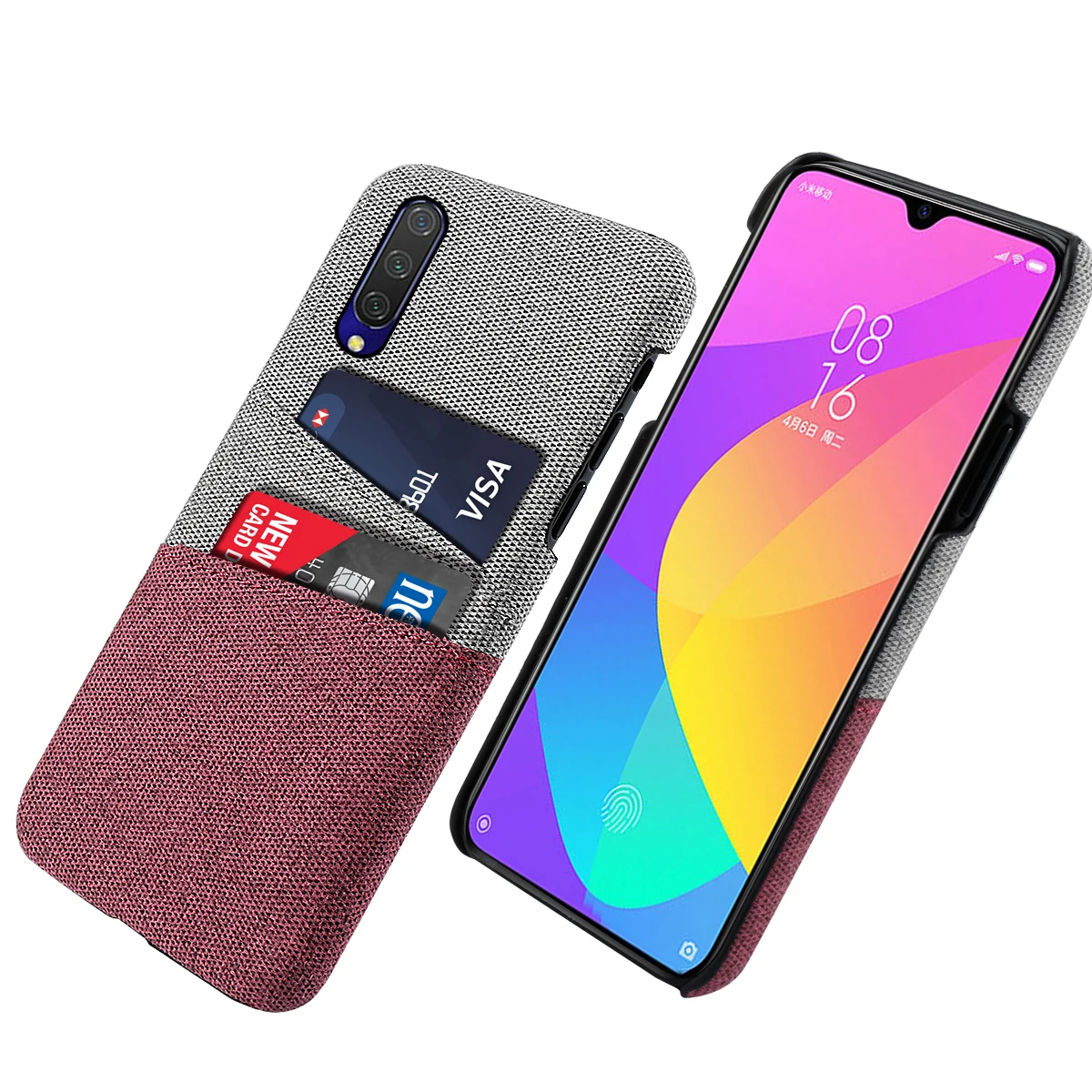 Для iphone 11 Pro Max 11 pro Чехол тонкий PC защитный матовый тканевый чехол для iphone 5 5S SE 6 6s 7 XR X XS Чехол кошелек для карт
