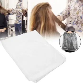 

Wrap 50pcs Disposable Haircut Apron Hair Dyeing Hairdressing Salon Barber Cape Hairdressing Tools