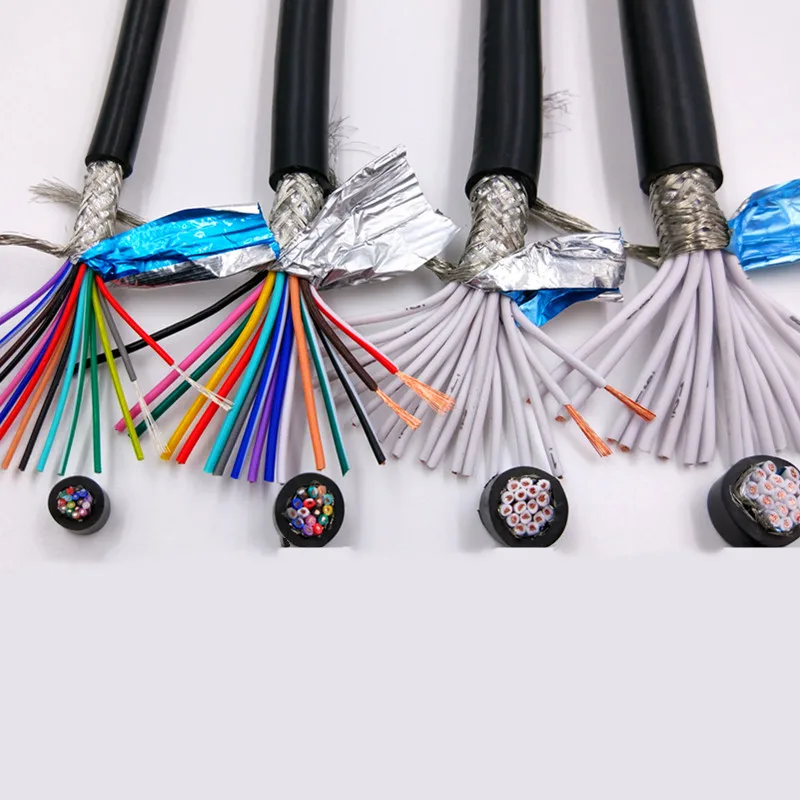 Shielded cable 18AWG 2/3/4/5/8 core 26/24AWG 22AWG/20AWG 10