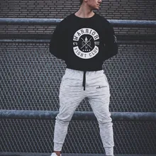 Мужские повседневные брюки для пробежек Фитнес Мужская спортивная одежда нижняя часть спортивного костюма узкие спортивные Штаны брюки 4 цвета тренажеры беговая дорожка Штаны