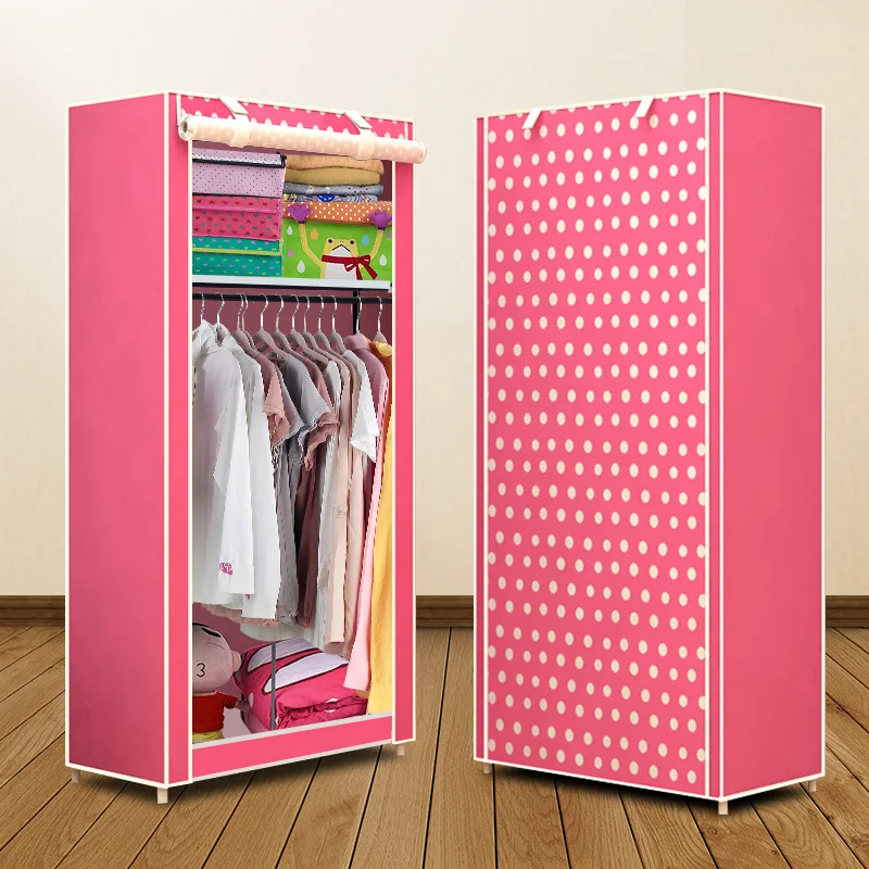 Actionclub простой pequeno armario plegable armario para almacenar las prendas dormitorio de estudiantes armario