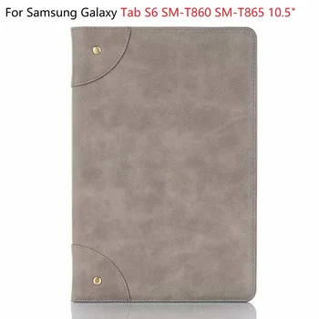 

Restoring ancient ways Leather Tablet Case For Samsung Galaxy Tab S6 T860 T865 SM-T860 SM-T865 10.5" 2019 Cover Smart Coque+Pen
