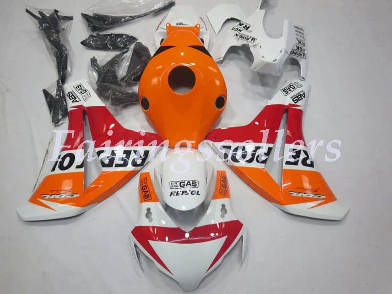 

Injection New ABS Full fairings kit Fit For HONDA CBR1000RR 2008 2009 2010 2011 CBR1000RR 08-11CBR1000 Fairing White red orange