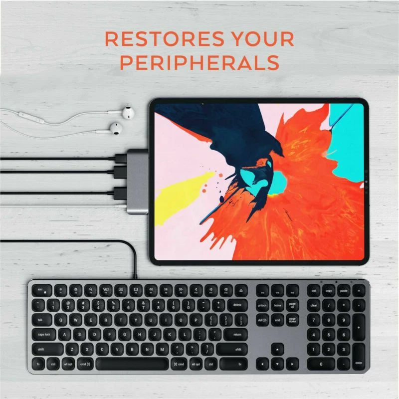 Type-C Mobile Pro Hub адаптер ж/USB-C PD зарядка HDMI подходит для IPad Pro