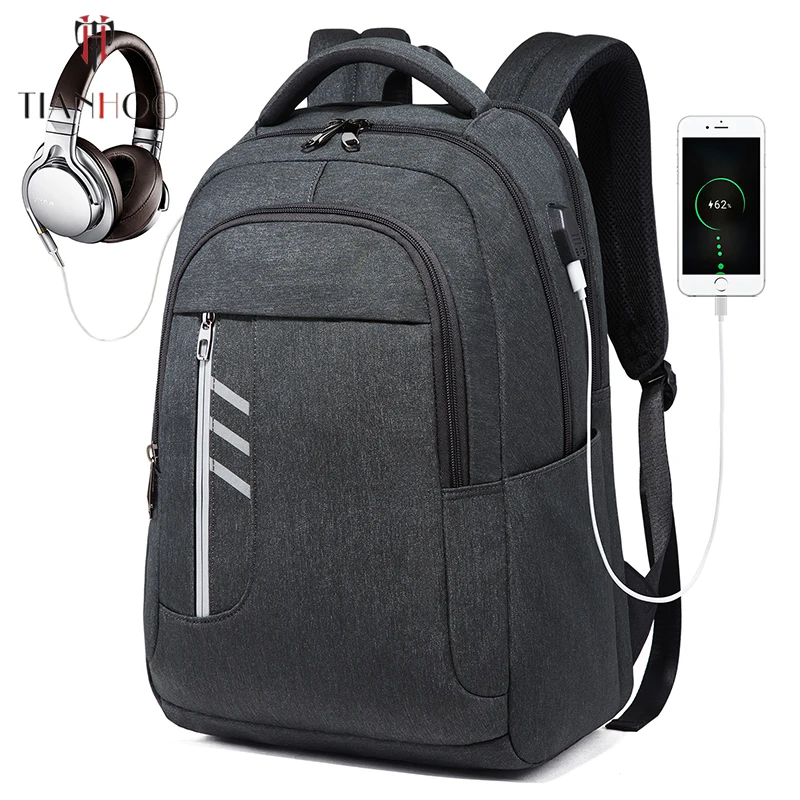 

TIANHOO Backpacks Men's Business Computer Bag Korean New Student Travel Leisure Schoolbag