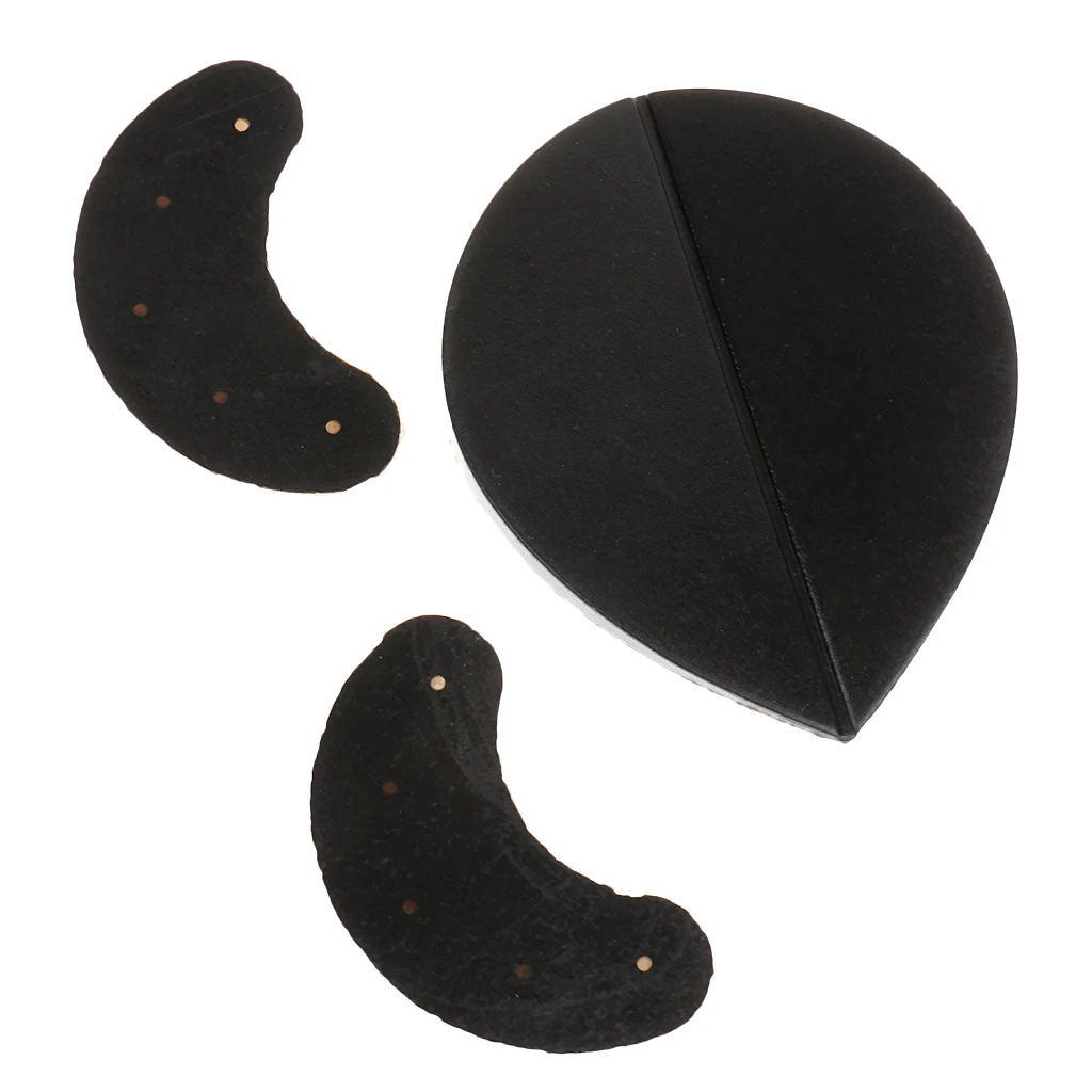 Footful Men Shoe Repair Set Glue On Shoe Heel Tips+ Non-slip Sole Replacement  anti slip rubber shoe repair Accessory